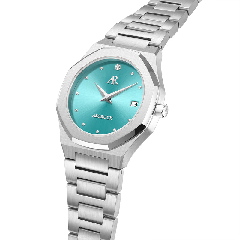 Silver/Blue turquoise dial goddess