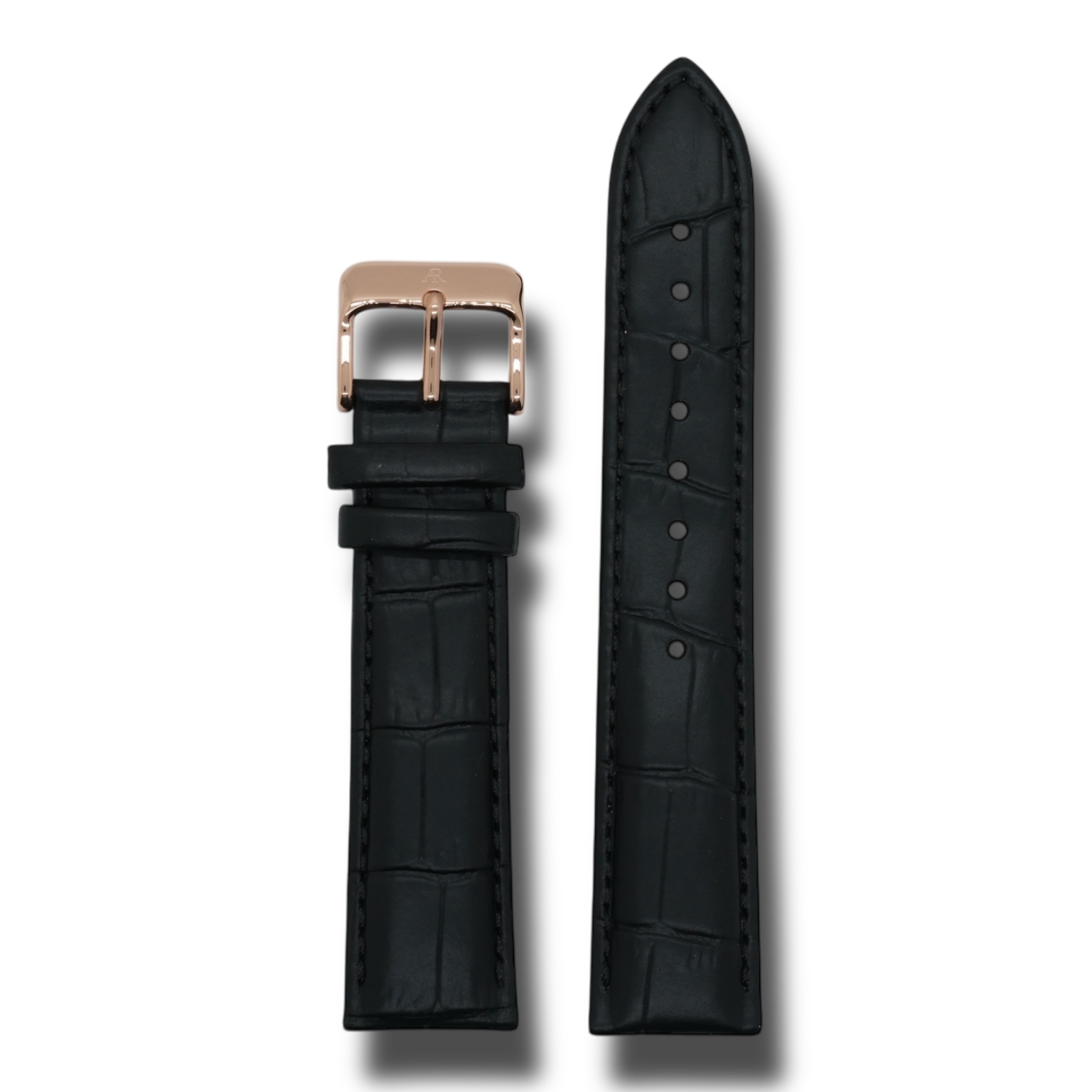 Villa black leather strap (select clasp) - from ASOROCK WATCHES  a black african american owned luxury unique watch brand with swiss rolex, Audemars Piguet, patek homage inspired style watches. Also a custom vvs moissanite diamond watch maker.