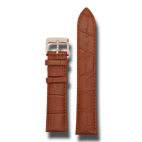 Villa Brown leather strap (select clasp)