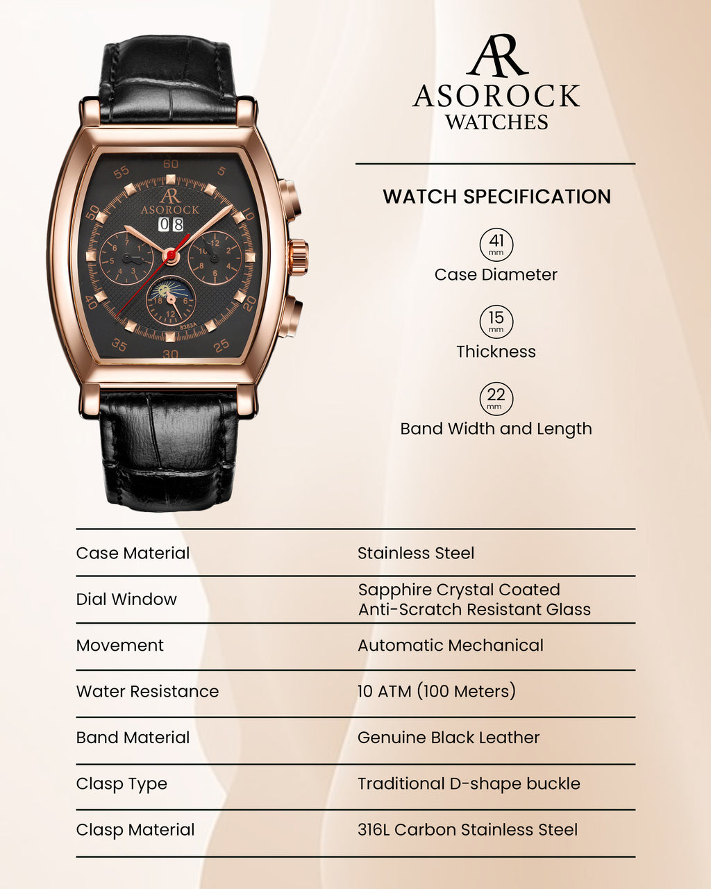 Rosegold/Black Ambassador (Pre-order ships out in july)
