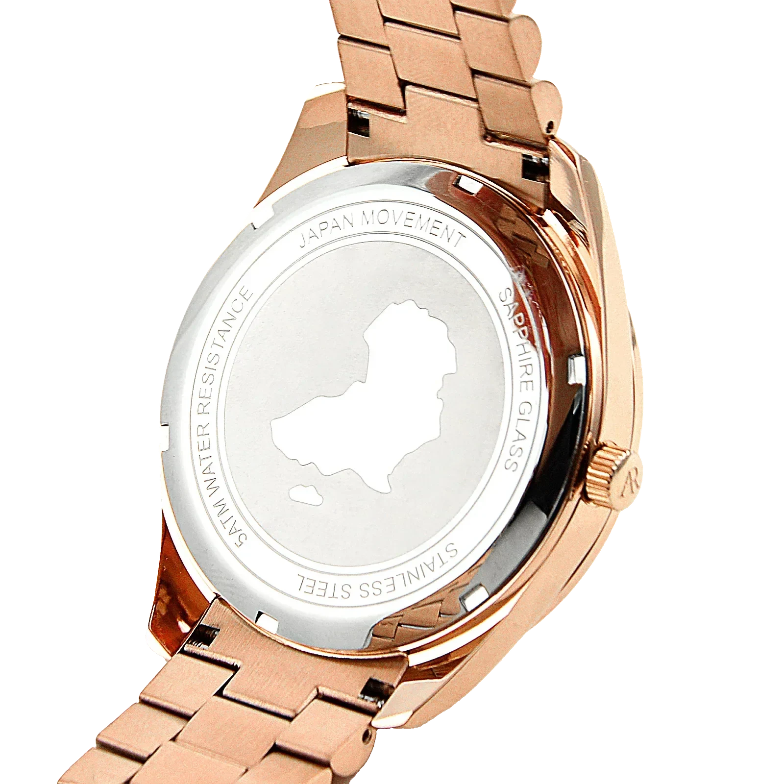 Rosegold/black - black leather strap Villa - from ASOROCK WATCHES  a black african american owned luxury unique watch brand with swiss rolex, Audemars Piguet, patek homage inspired style watches. Also a custom vvs moissanite diamond watch maker.