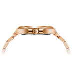 Rosegold/Black plain Constellation Day Date - from ASOROCK WATCHES  a black african american owned luxury unique watch brand with swiss rolex, Audemars Piguet, patek homage inspired style watches. Also a custom vvs moissanite diamond watch maker.