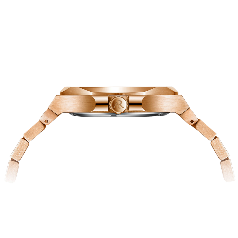 Rosegold/Black plain Constellation Day Date