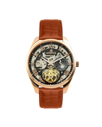 Villa Brown leather strap (select clasp) - from ASOROCK WATCHES  a black african american owned luxury unique watch brand with swiss rolex, Audemars Piguet, patek homage inspired style watches. Also a custom vvs moissanite diamond watch maker.