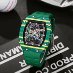 MACHER overtake (Rubber Strap) - Performance Driven Racing Timepieces - Richard mille, jacob&co homage Watches
