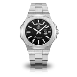 Silver/Black plain Constellation Day Date