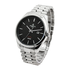 Silver/black villa - from ASOROCK WATCHES  a black african american owned luxury unique watch brand with swiss rolex, Audemars Piguet, patek homage inspired style watches. Also a custom vvs moissanite diamond watch maker.