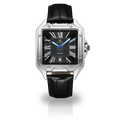 Silver/Black Diplomat - from ASOROCK WATCHES  a black african american owned luxury unique watch brand with swiss rolex, Audemars Piguet, patek homage inspired style watches. Also a custom vvs moissanite diamond watch maker.
