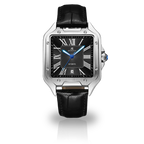 Silver/Black Diplomat - from ASOROCK WATCHES  a black african american owned luxury unique watch brand with swiss rolex, Audemars Piguet, patek homage inspired style watches. Also a custom vvs moissanite diamond watch maker.