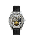 Villa black leather strap (select clasp) - from ASOROCK WATCHES  a black african american owned luxury unique watch brand with swiss rolex, Audemars Piguet, patek homage inspired style watches. Also a custom vvs moissanite diamond watch maker.