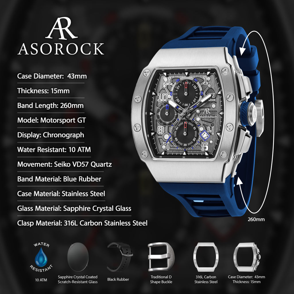 Silver/Blue Motorsport GT