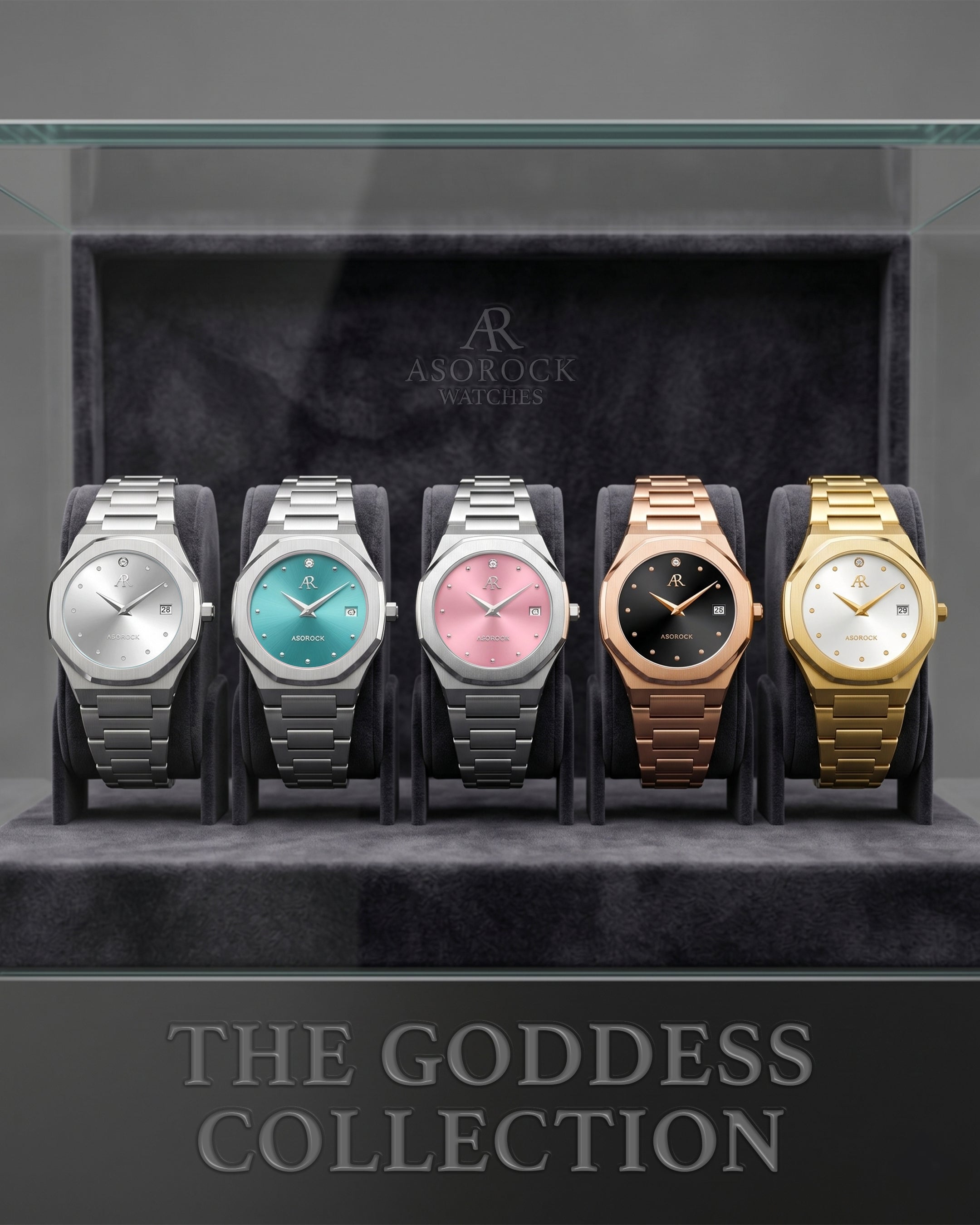 Silver/pink dial goddess (Pre-order ships out in August)