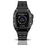 All black Smartwatch Sports case - from ASOROCK WATCHES  a black african american owned luxury unique watch brand with swiss rolex AP homage style watches 