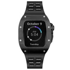 All black Smartwatch Sports case - from ASOROCK WATCHES  a black african american owned luxury unique watch brand with swiss rolex AP homage style watches 