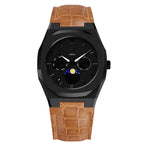 All Black Transporter - from ASOROCK WATCHES  a black african american owned luxury unique watch brand with swiss rolex AP homage style watches 