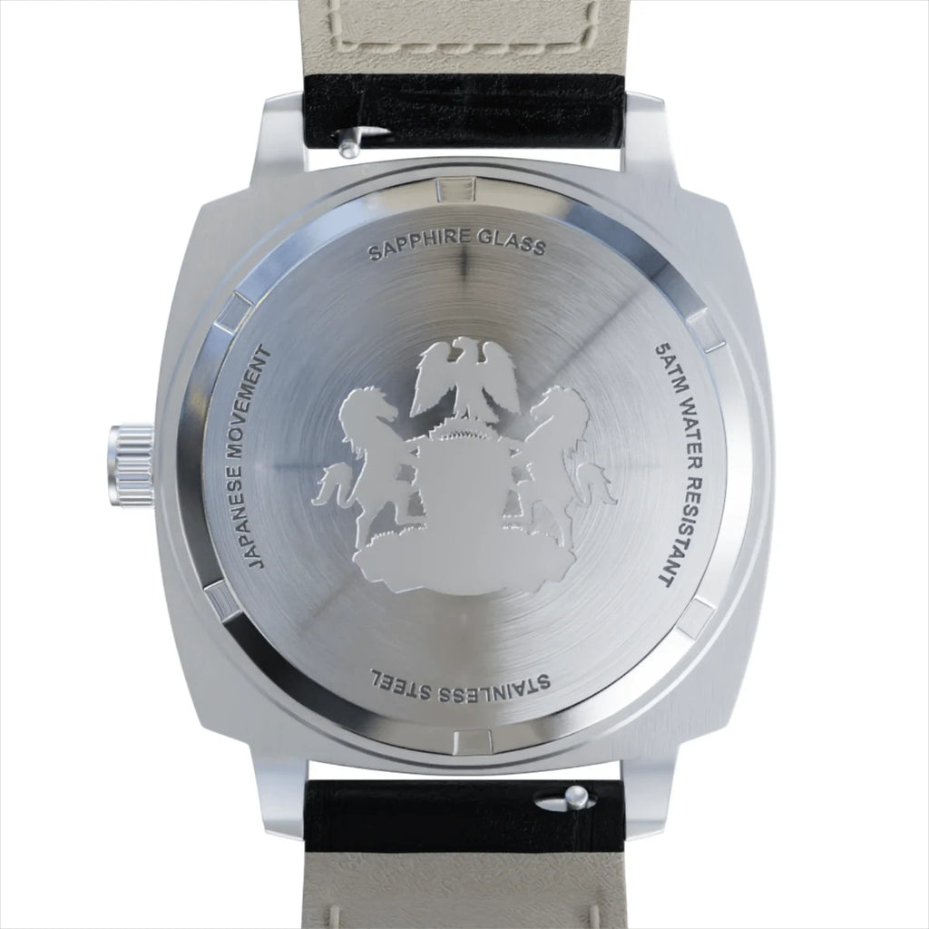 Black/Silver Monolith - from ASOROCK WATCHES  a black african american owned luxury unique watch brand with swiss rolex AP homage style watches 