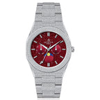 Iced transporter - Small diamond bezel - Fully iced strap - from ASOROCK WATCHES  a black african american owned luxury unique watch brand with swiss rolex, Audemars Piguet, patek homage inspired style watches. Also a custom vvs moissanite diamond watch maker. 