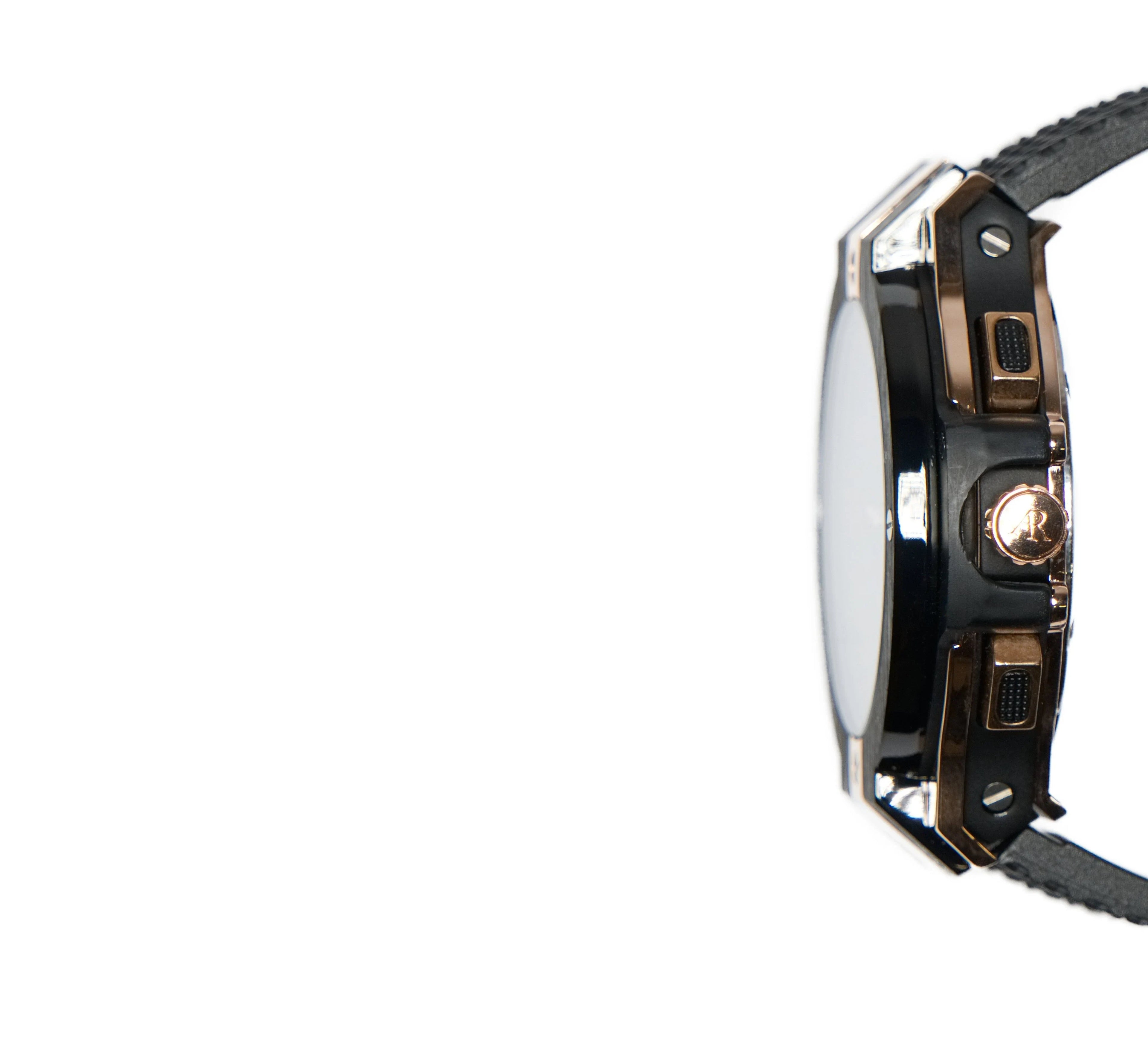 RoseGold SpeedRacer - from ASOROCK WATCHES  a black african american owned luxury unique watch brand with swiss rolex AP homage style watches 