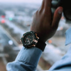 RoseGold SpeedRacer - from ASOROCK WATCHES  a black african american owned luxury unique watch brand with swiss rolex AP homage style watches 