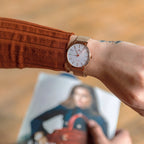 RoseGold/White FirstLady - from ASOROCK WATCHES  a black african american owned luxury unique watch brand with swiss rolex AP homage style watches 