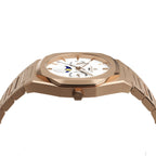 Rosegold/White Transporter - from ASOROCK WATCHES  a black african american owned luxury unique watch brand with swiss rolex AP homage style watches 