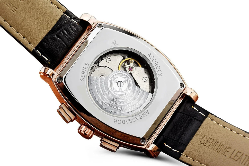 Silver/Black Ambassador - from ASOROCK WATCHES  a black african american owned luxury unique watch brand with swiss rolex AP homage style watches 