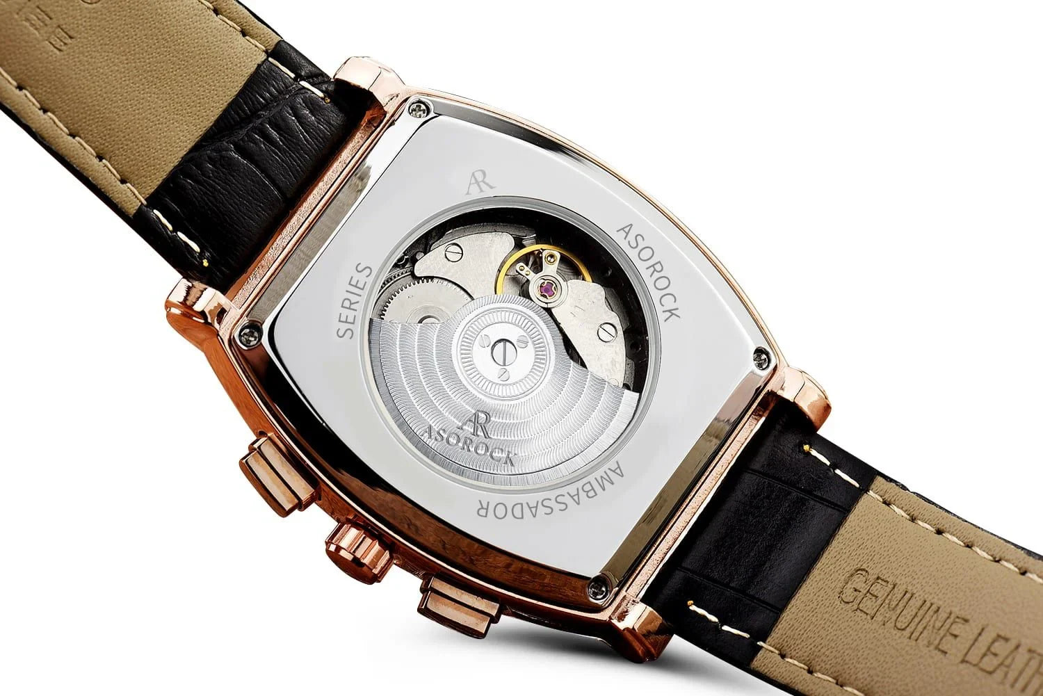 Silver/Black Ambassador - from ASOROCK WATCHES  a black african american owned luxury unique watch brand with swiss rolex AP homage style watches 