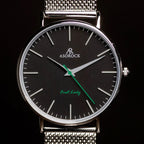 Silver/Black FirstLady - from ASOROCK WATCHES  a black african american owned luxury unique watch brand with swiss rolex AP homage style watches 