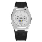 Silver/White Transporter - from ASOROCK WATCHES  a black african american owned luxury unique watch brand with swiss rolex AP homage style watches 